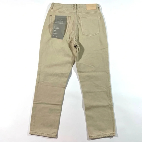 New Everlane The 90s Cheeky Jean Size 26 Crop Pure Clay - Picture 3 of 11